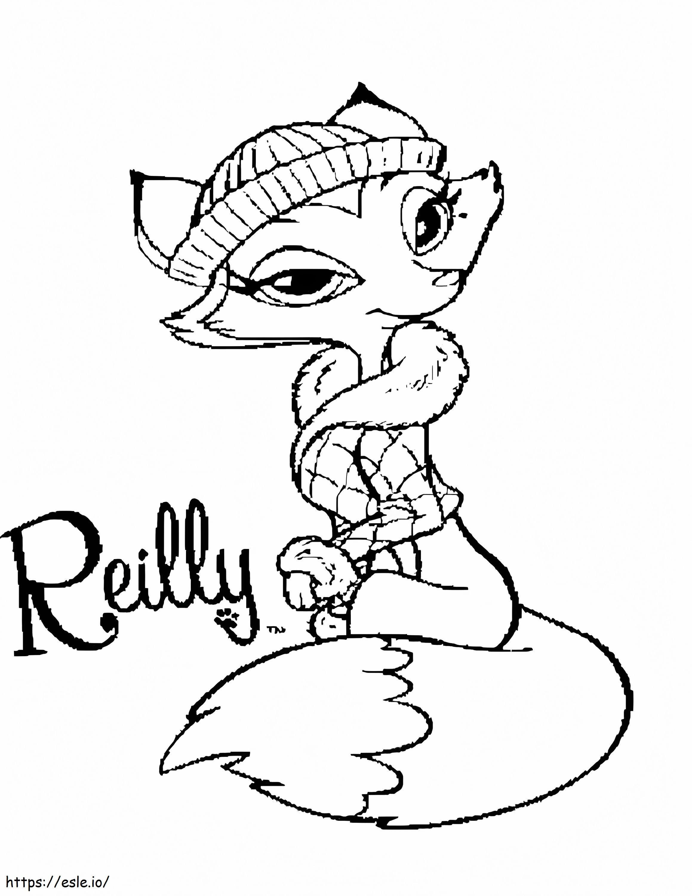 Reilly From Bratz Petz coloring page