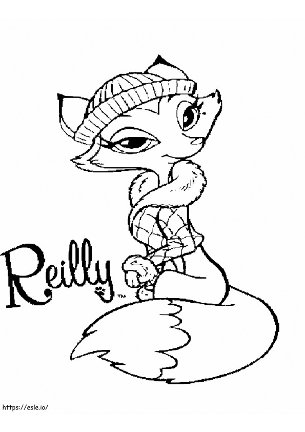 Reilly From Bratz Petz coloring page