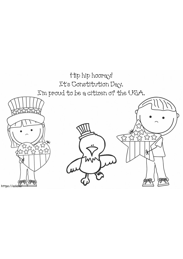 Constitution Day 3 coloring page