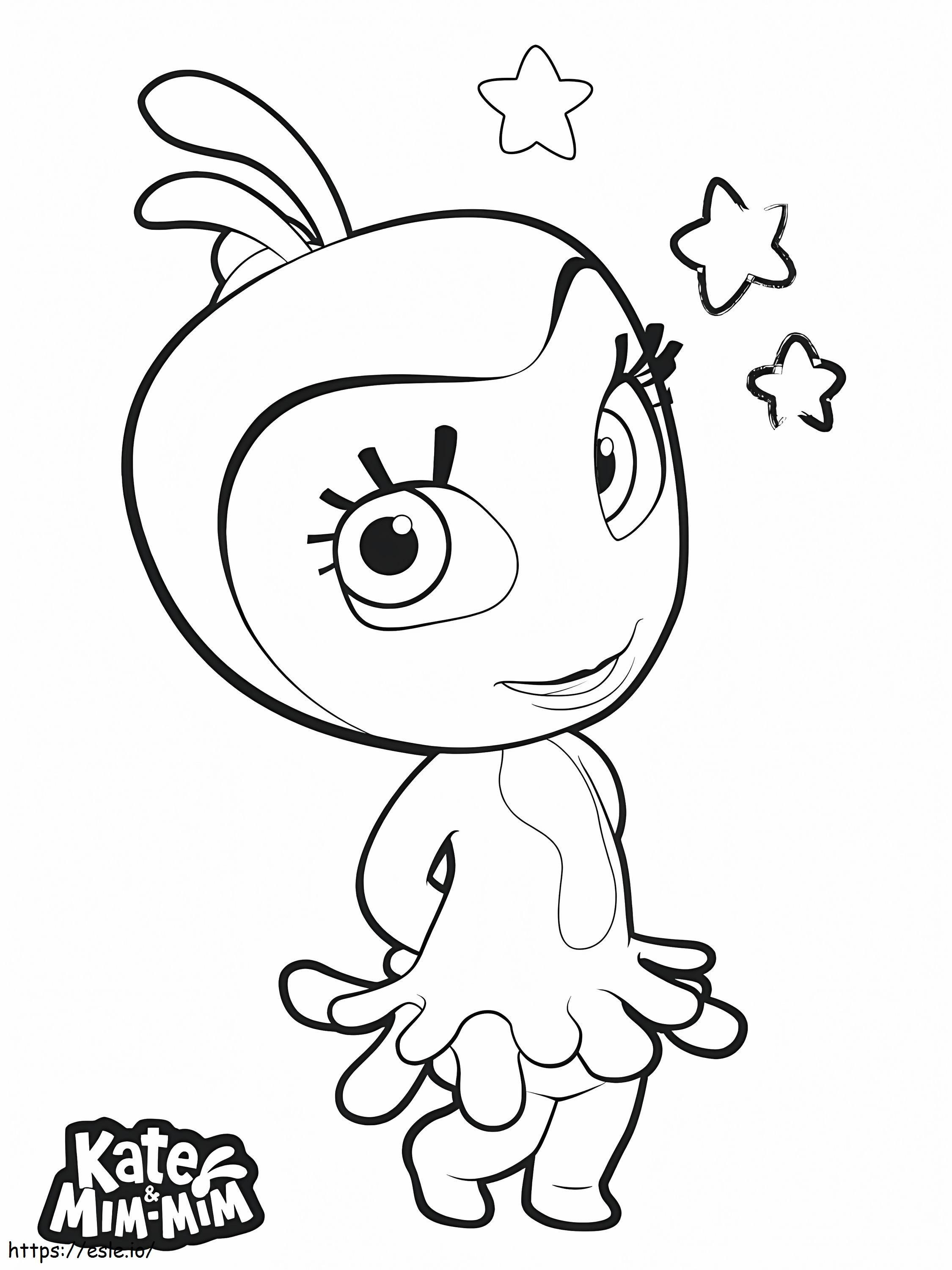 Lily From Kate And Mim Mim Coloring Page Lily From Kate And Mim Mim Coloring Page