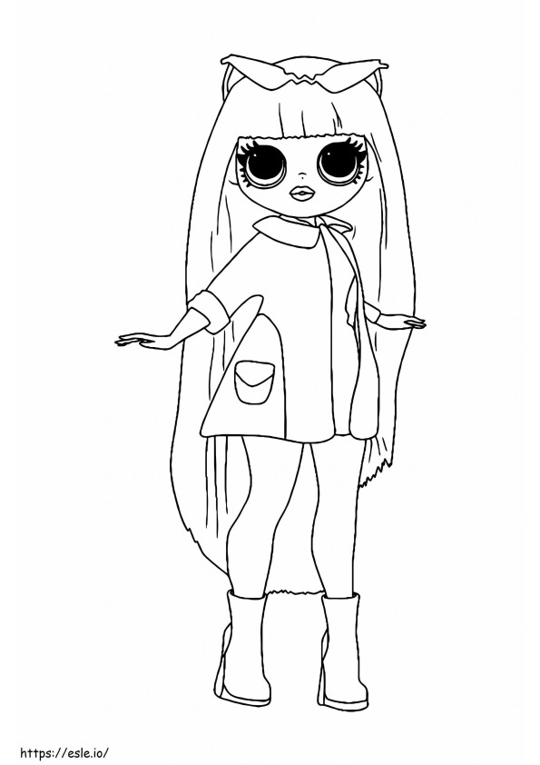 Lol Omg Groovy Baby Girl coloring page