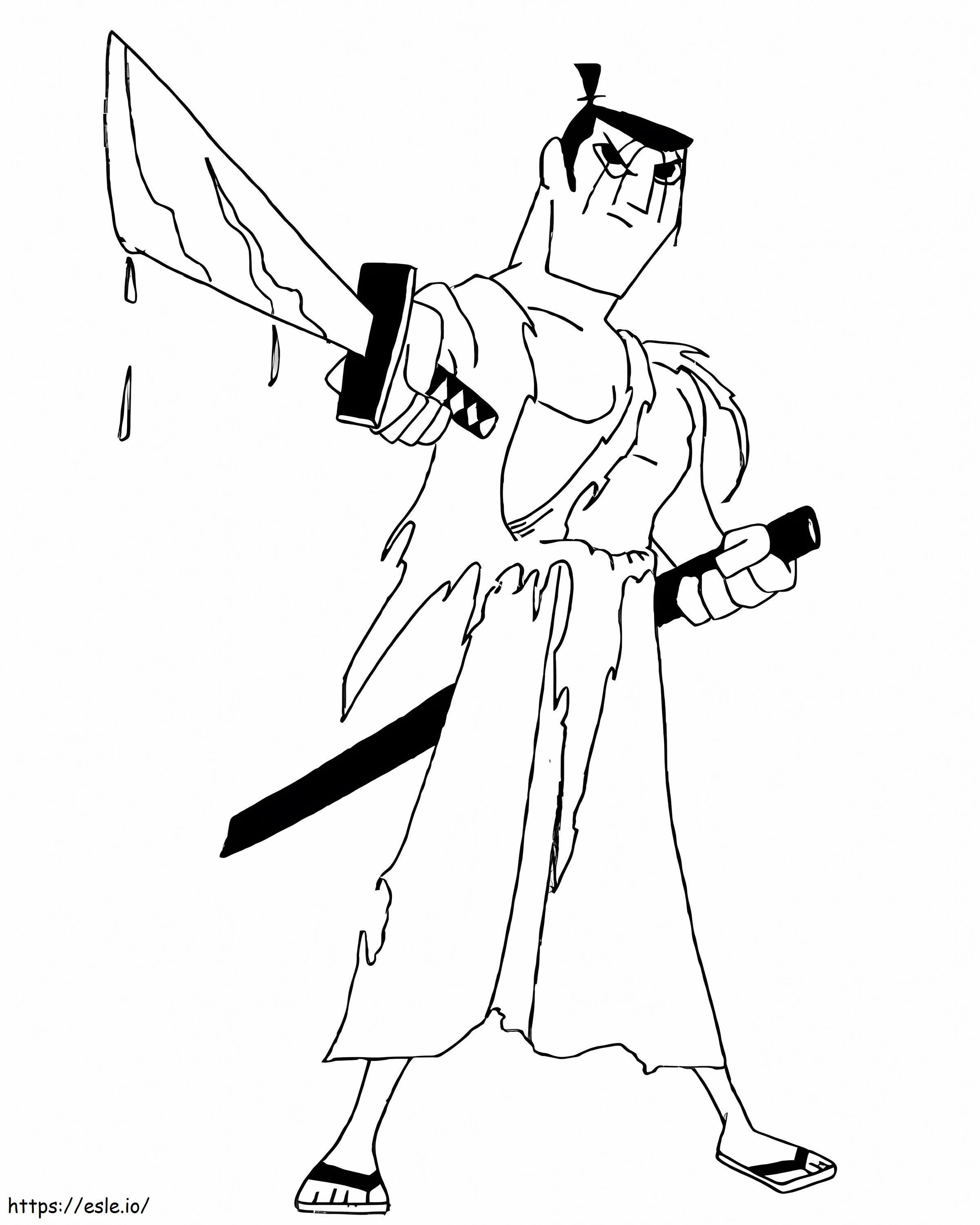 HQ Samurai Jack Image coloring page
