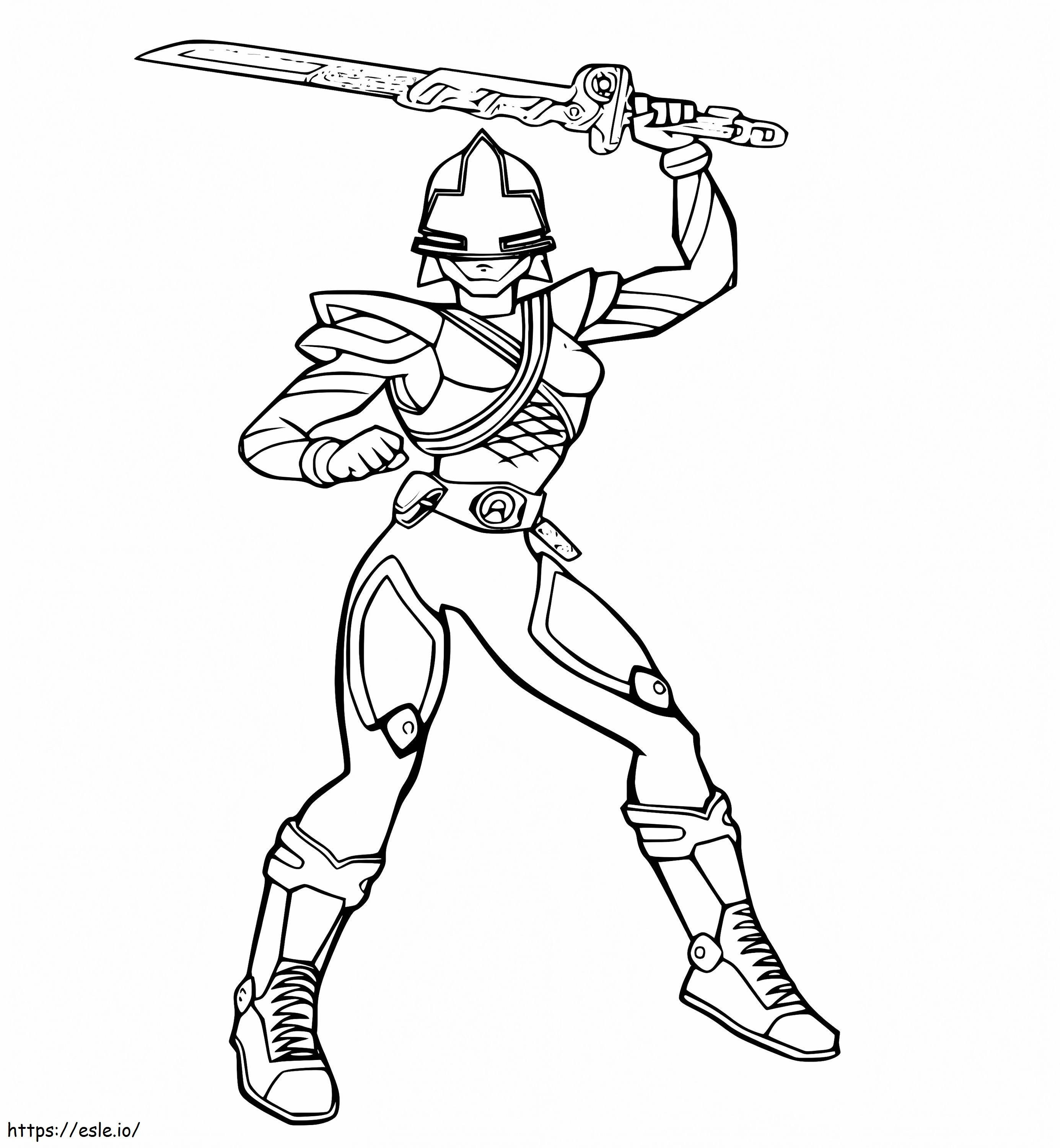 Emily Yellow Samurai Ranger värityskuva