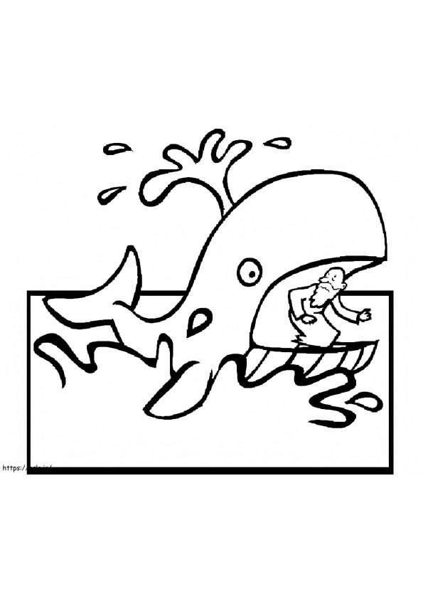 Jonah And The Whale 19 coloring page