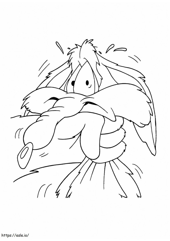 Free Printable Wile E Coyote coloring page