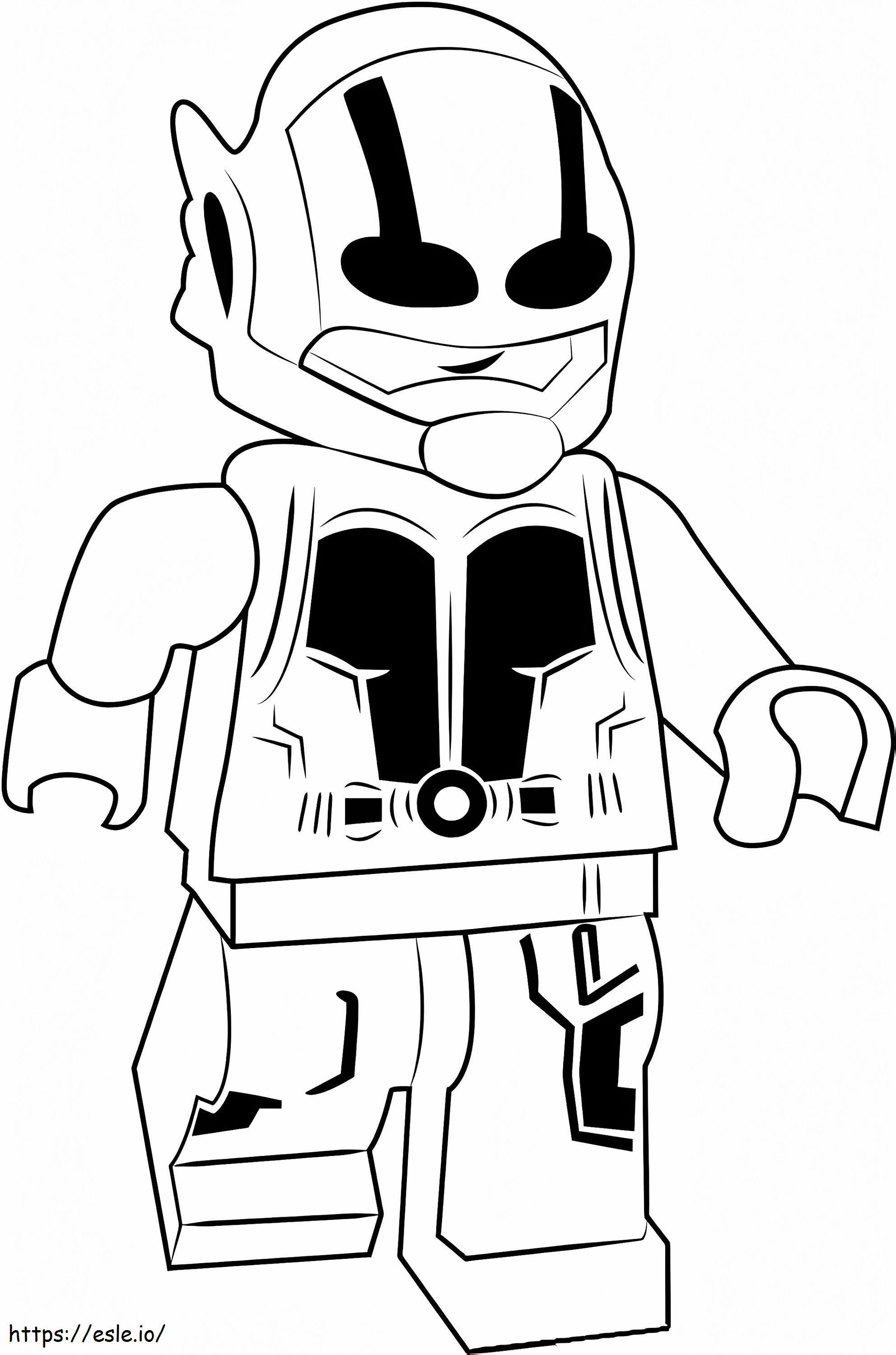 Ant Man Lego coloring page