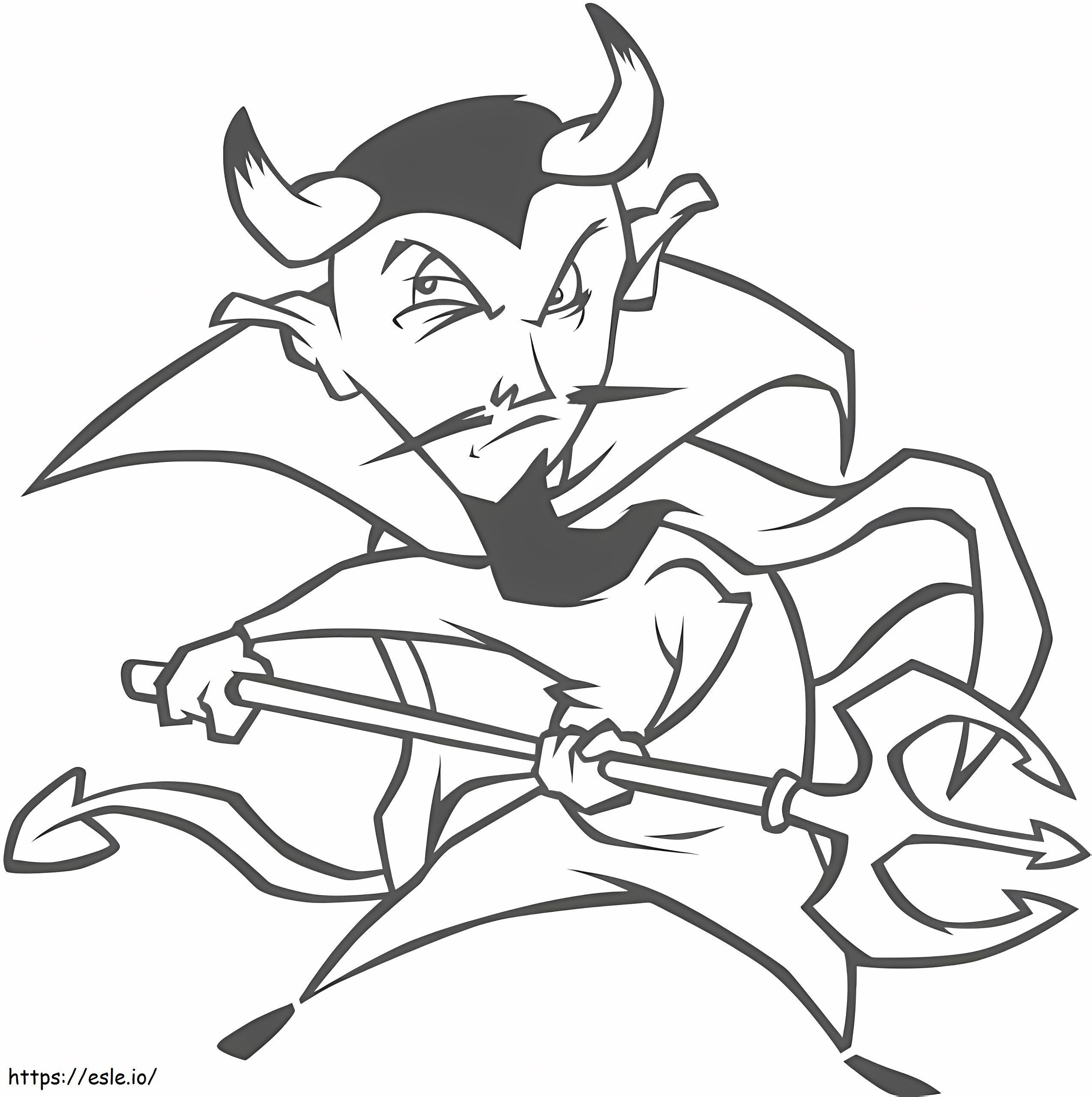 Old Devil coloring page