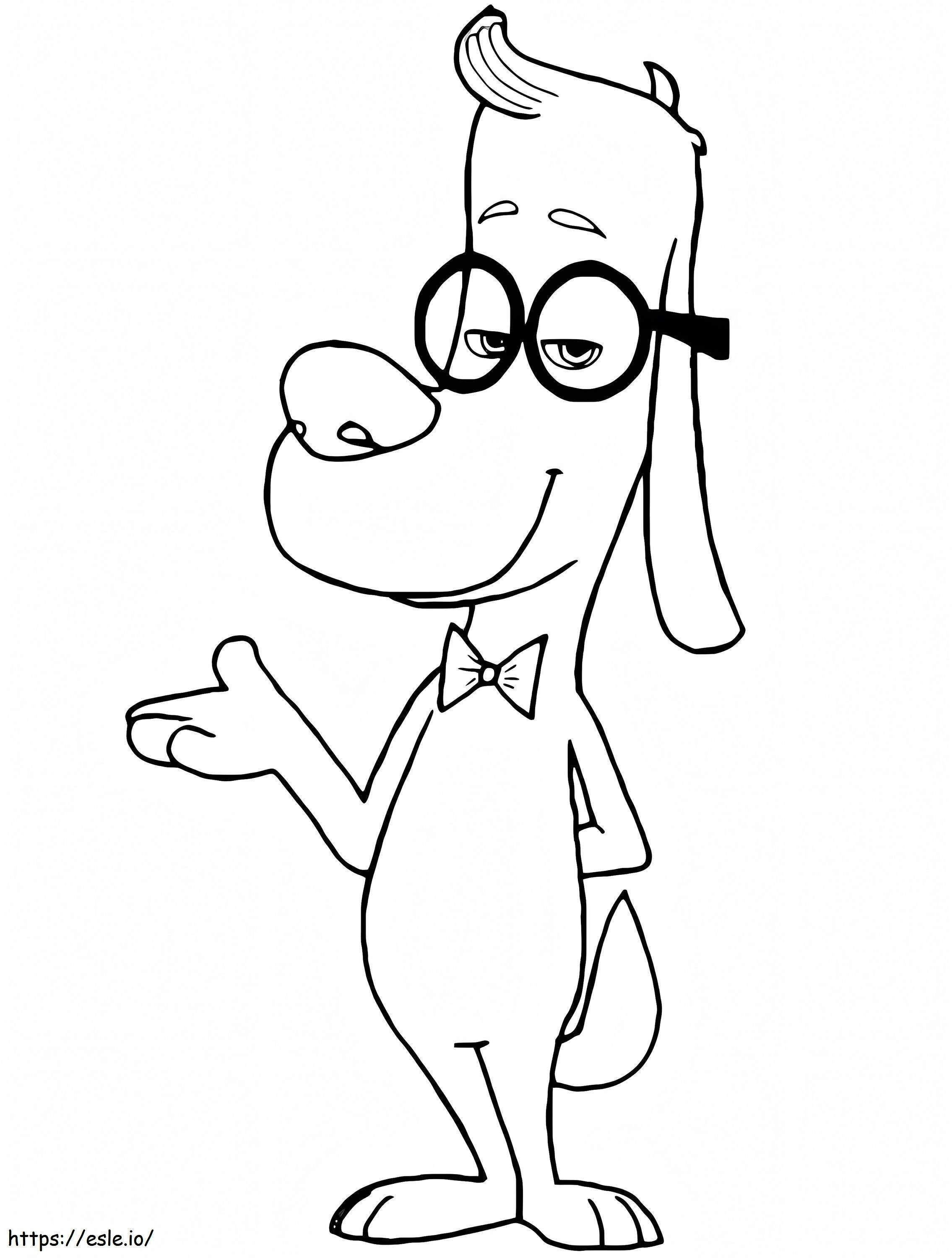 Mr. Peabody coloring page