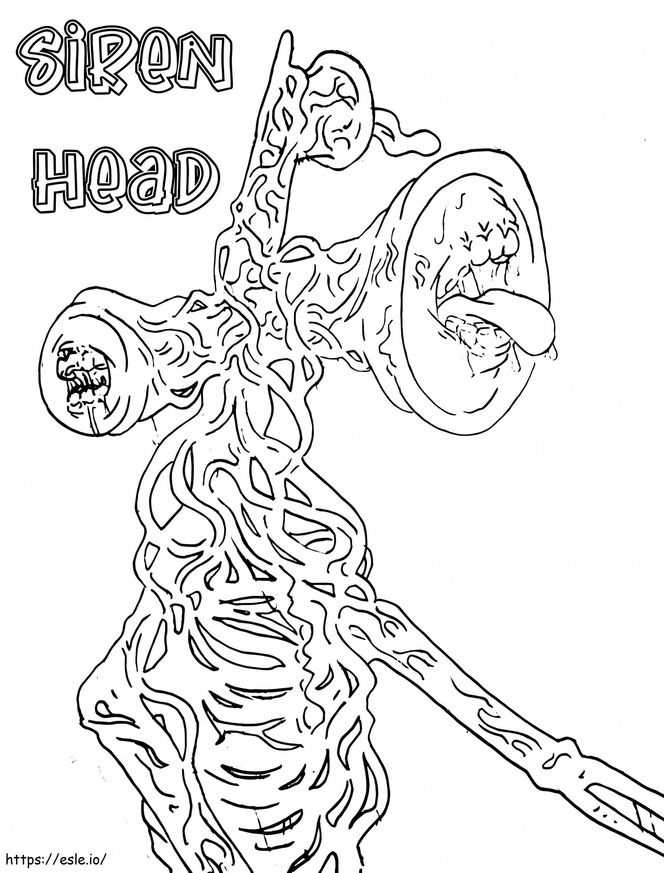 Siren Head Coloring Page - r8rmj50