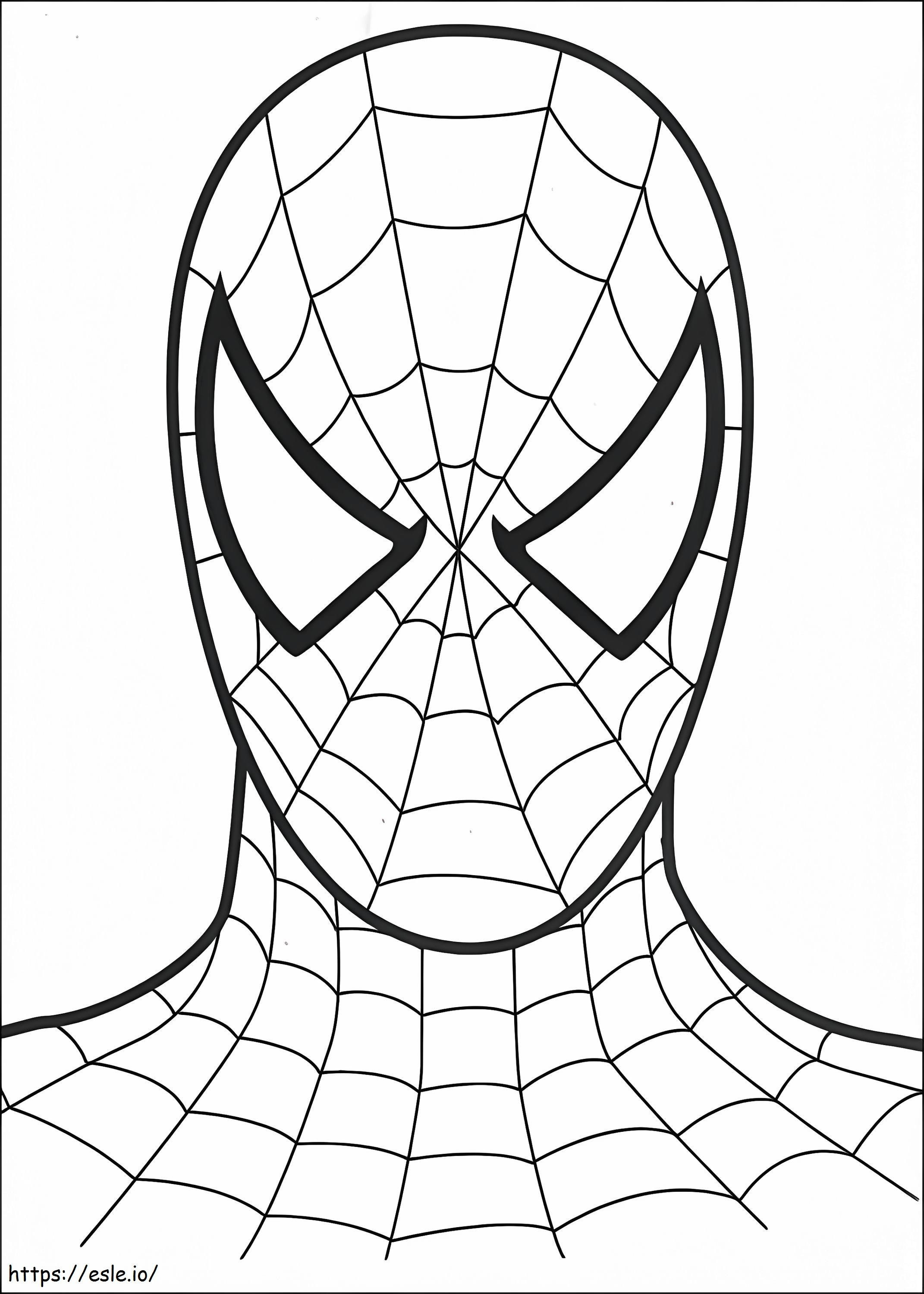 Coloriage Spiderman pour enfant à imprimer dessin