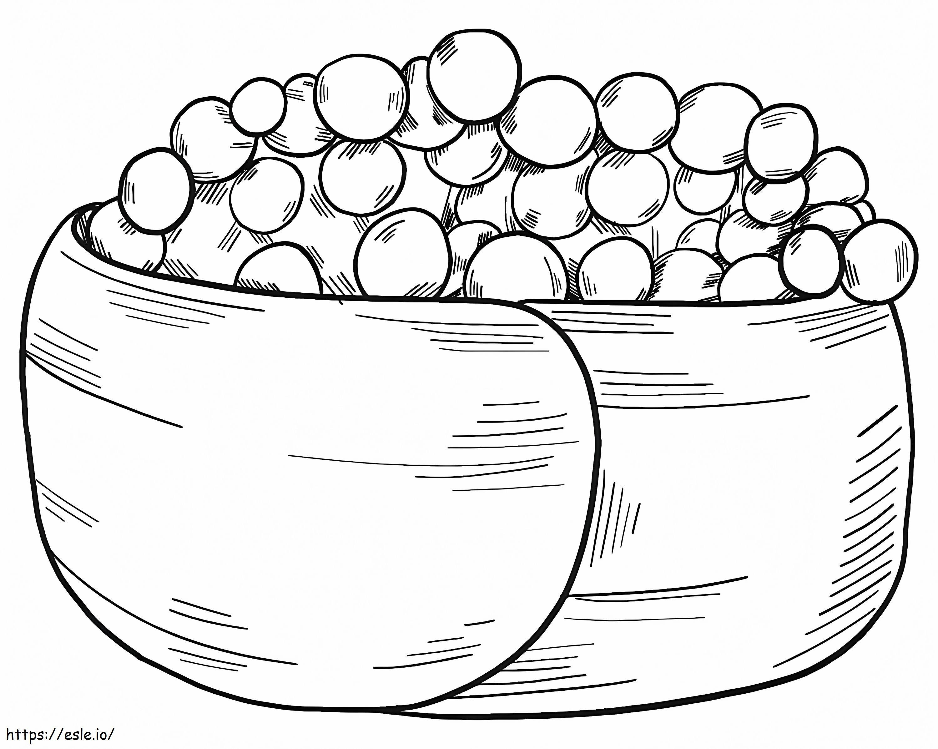 Sushi 9 coloring page