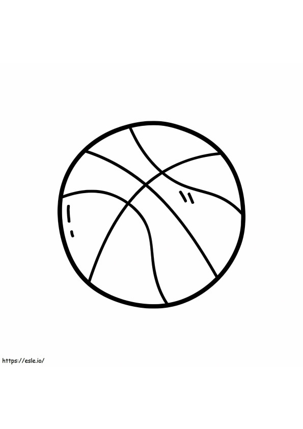Druckbarer Basketballball