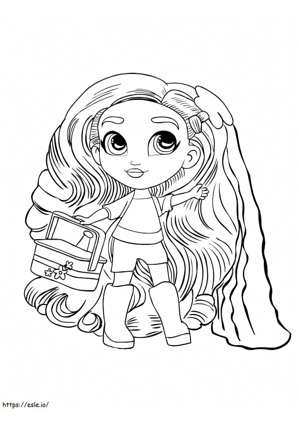 Hairdorables 13 coloring page
