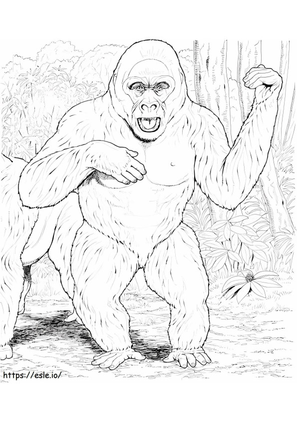Printable Gorilla