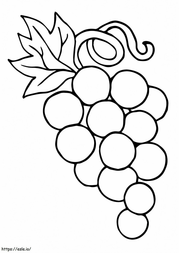 1528363685 A Lovely Grapes Ring A4 coloring page