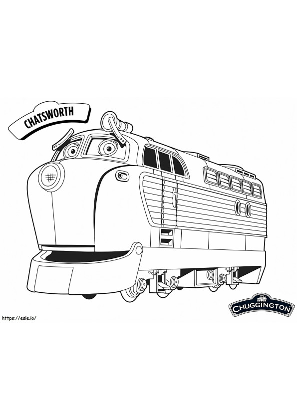 Chatsworth From Chuggington coloring page