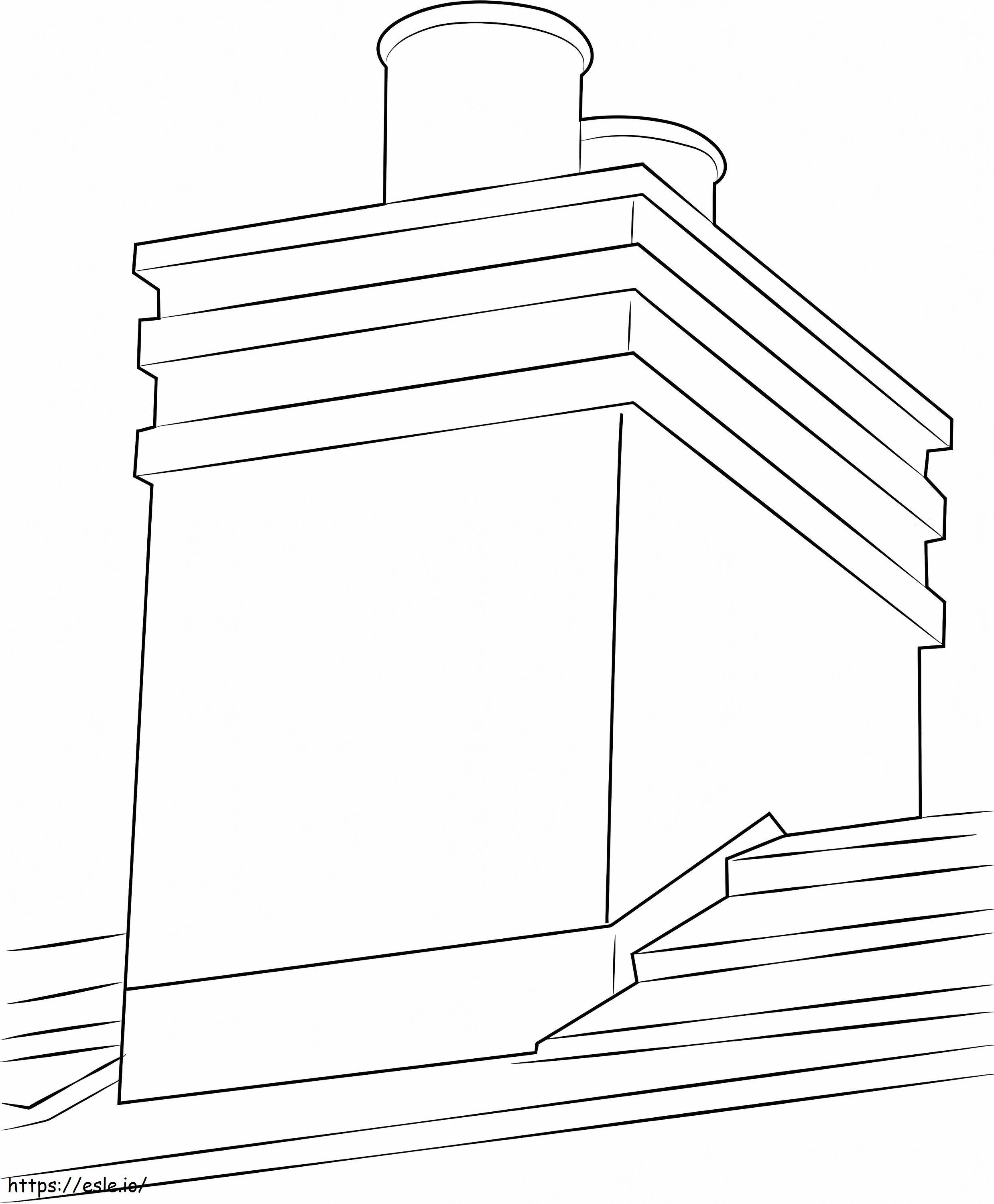 Miss Chimney coloring page