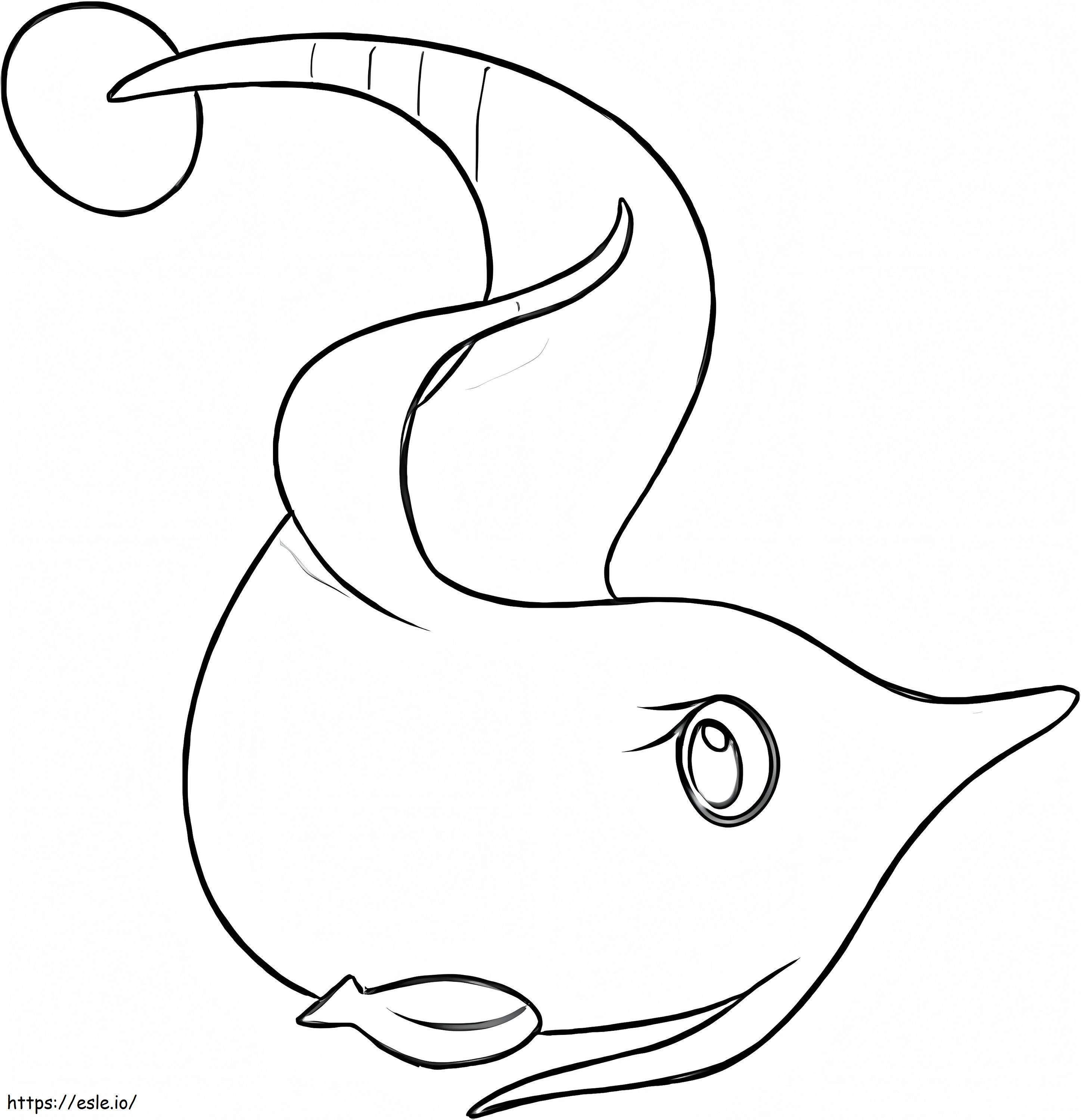Coloriage Pokémon Gorebyss Gen 3 à imprimer dessin