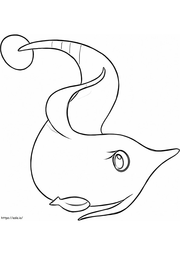 Coloriage Pokémon Gorebyss Gen 3 à imprimer dessin