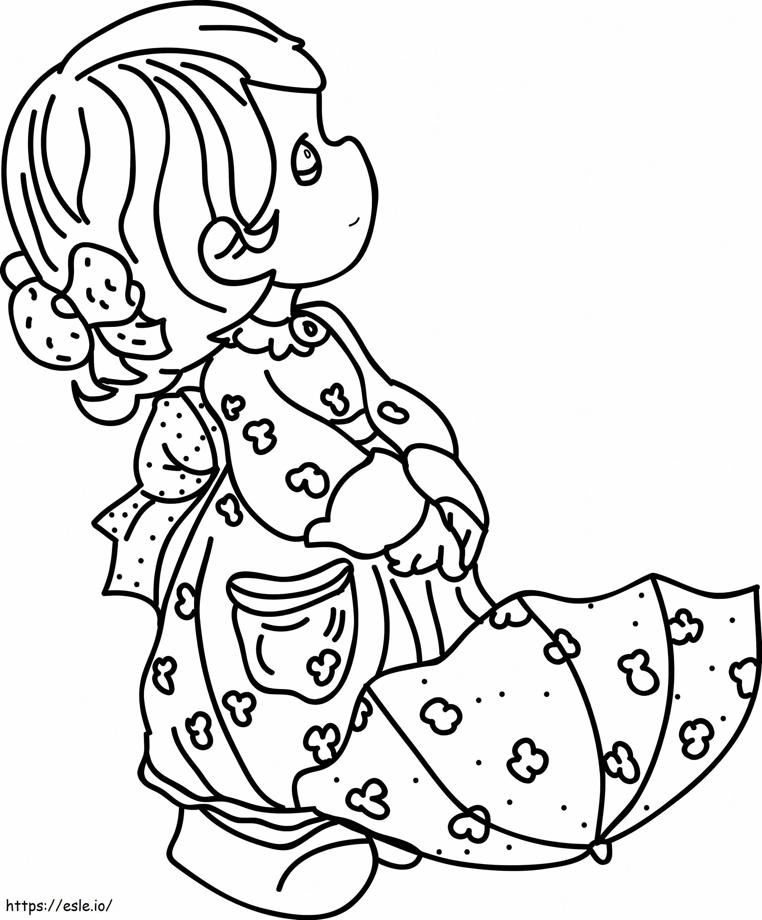 Fire With Umbrella coloring page