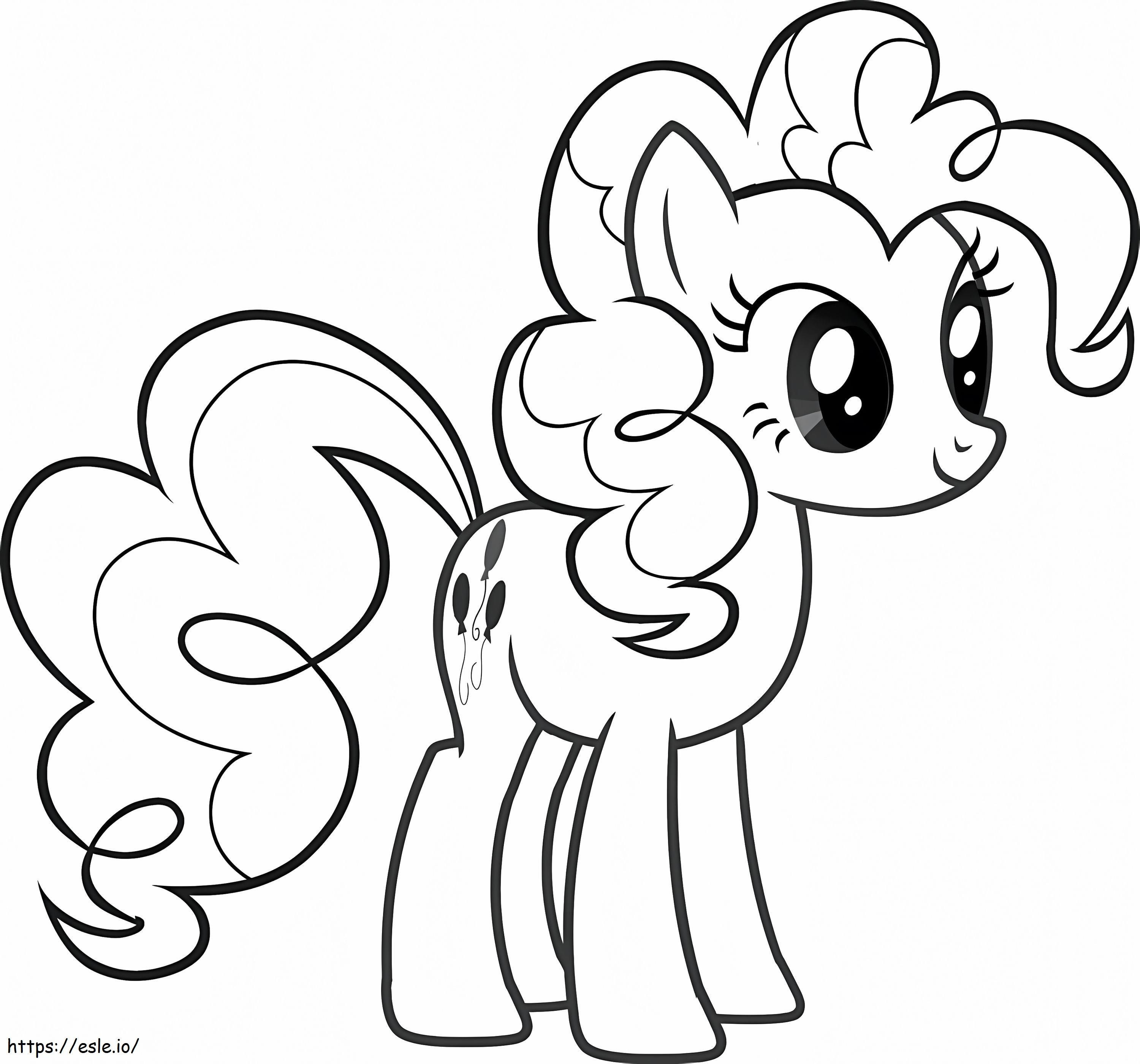 Pinkie Pie My Little Pony coloring page