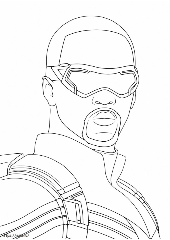 Sam Wilson coloring page