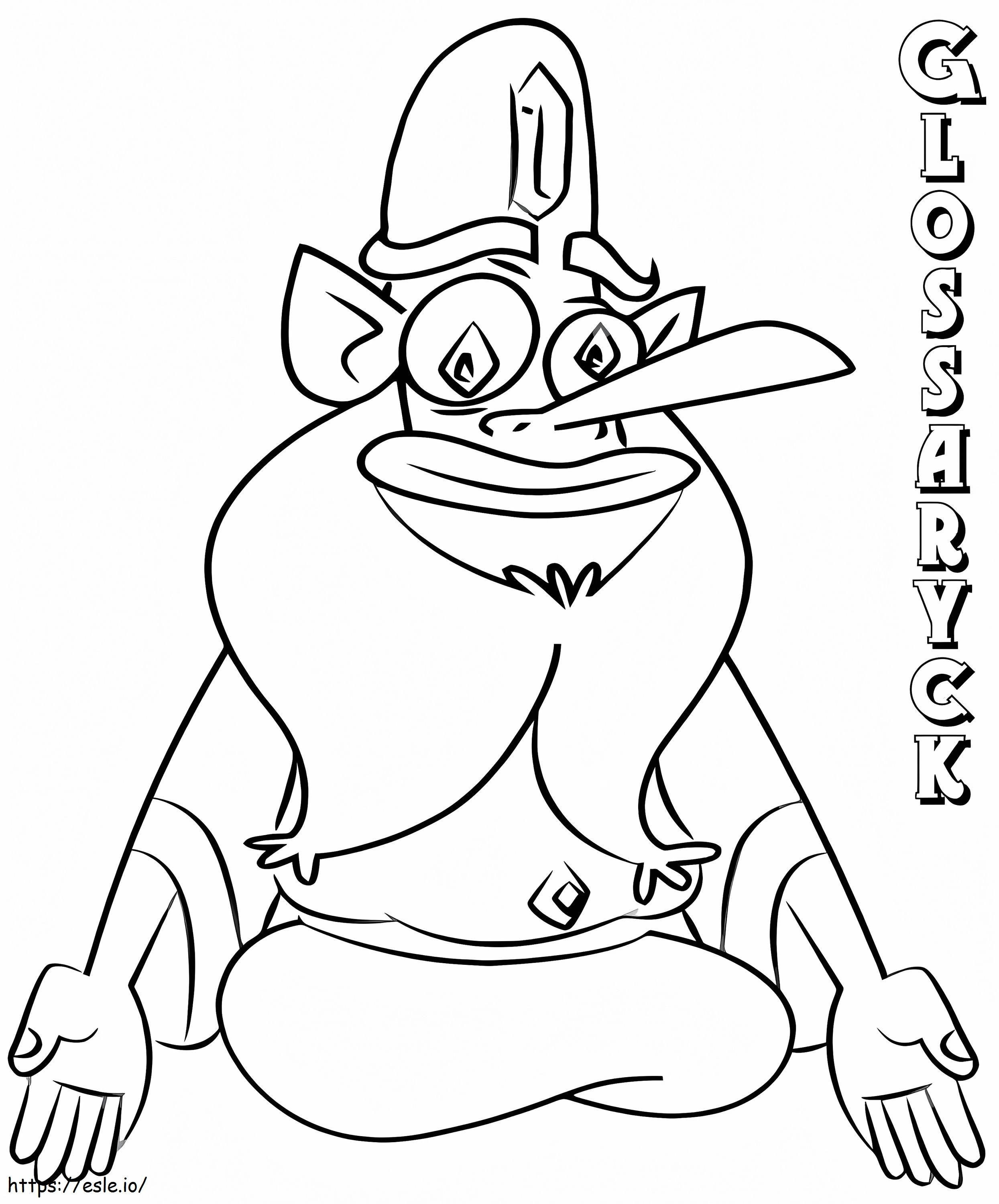 Glossary coloring page
