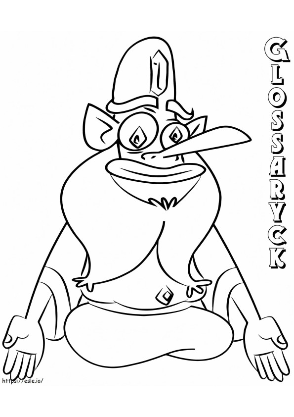 Glossary coloring page