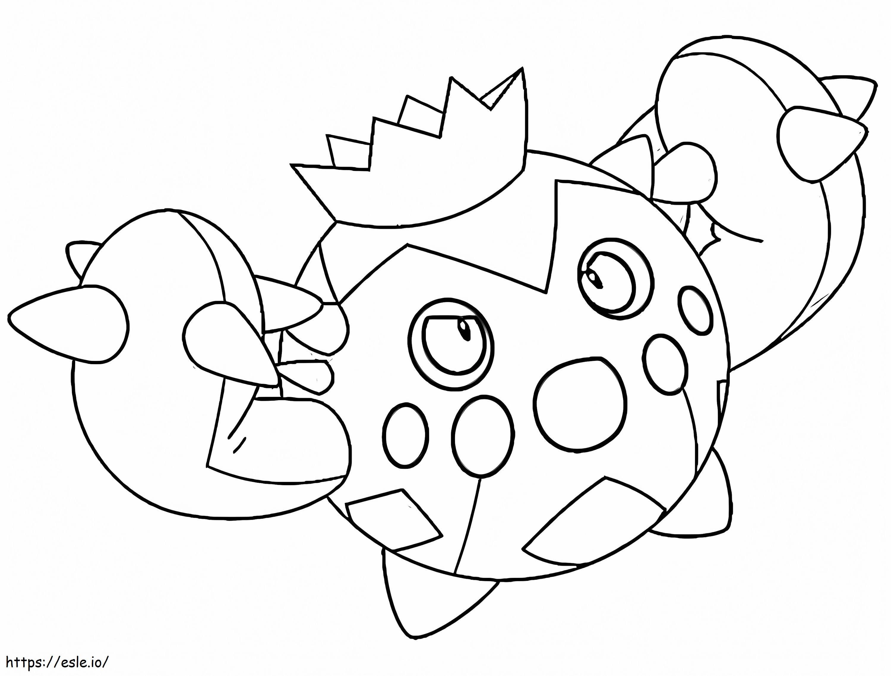 Cacnea Pokemon 1 coloring page