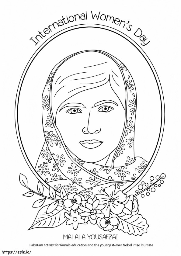 International Womens Day 1 coloring page