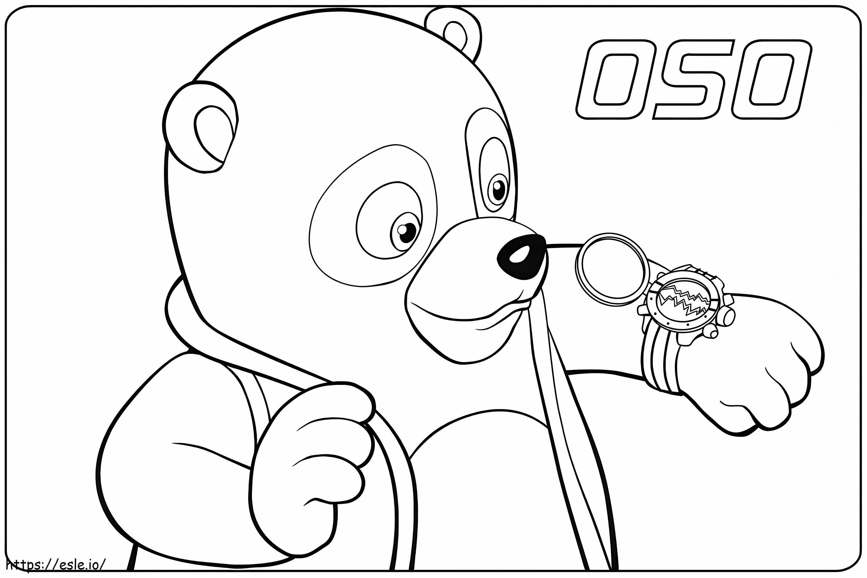 Oso From Special Agent Oso coloring page