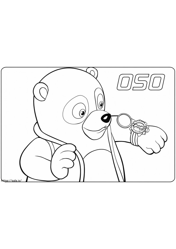 Oso From Special Agent Oso coloring page