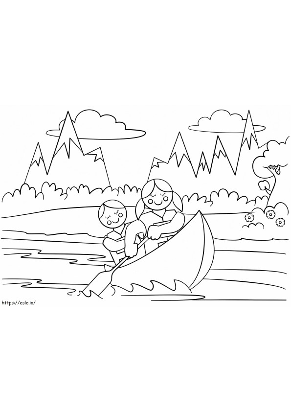 Girl Scouts Adventure coloring page