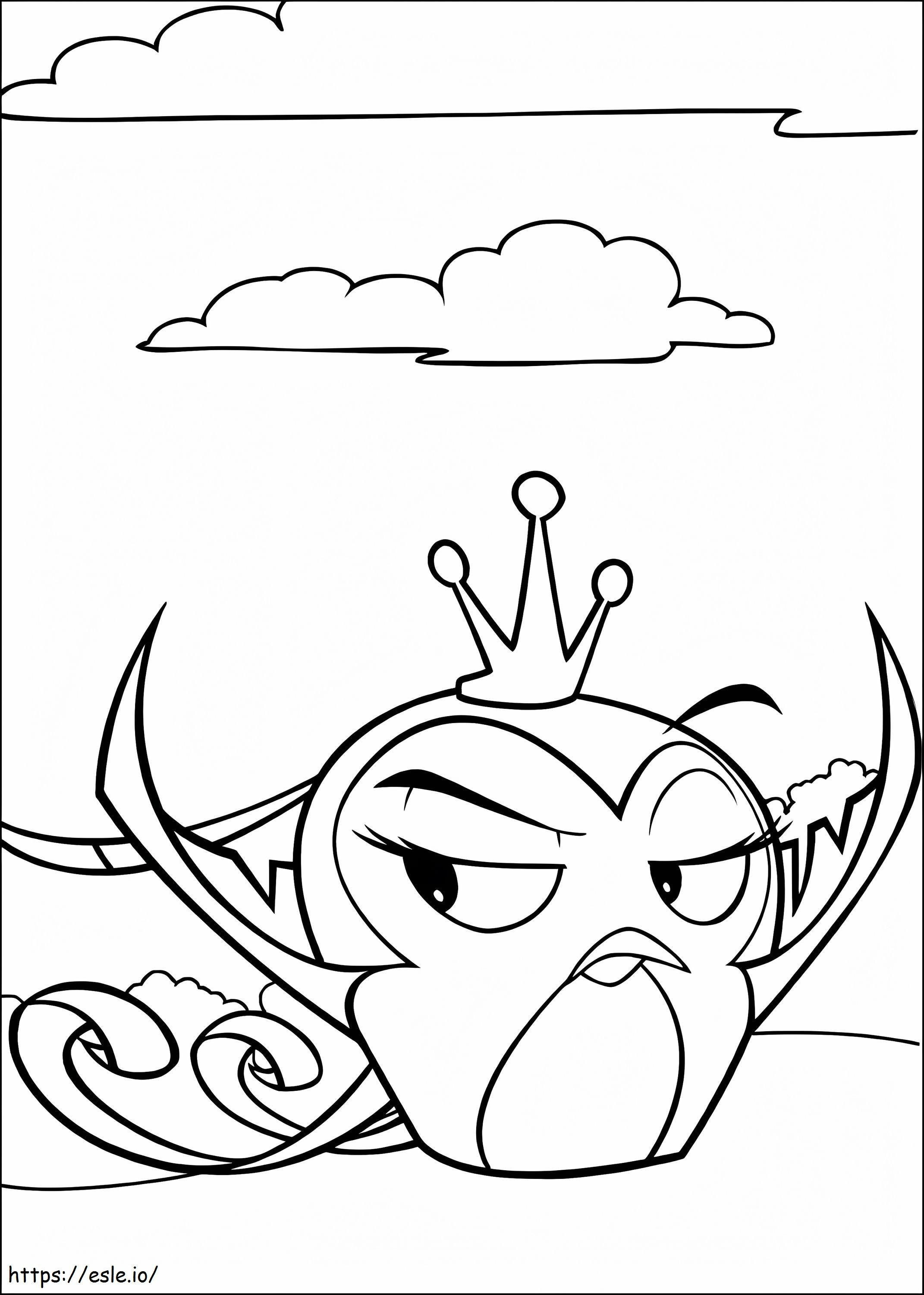 Coloriage Angry Birds Stella Arrogant à imprimer dessin