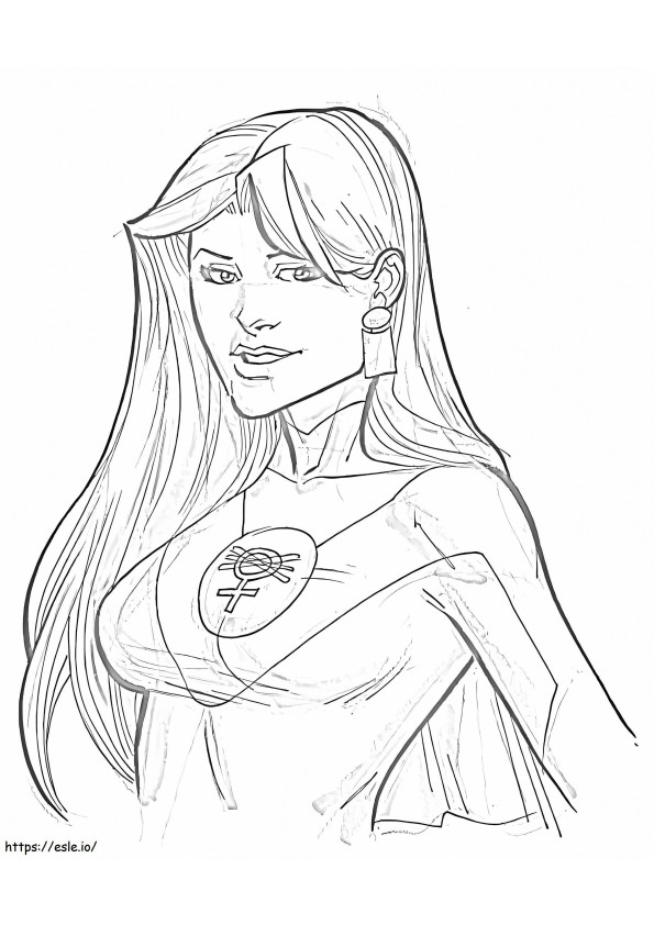 Atom Eve coloring page