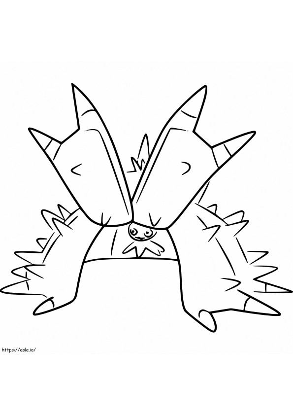 Coloriage Pokémon Prédastérie gratuit à imprimer dessin