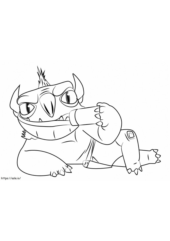 NotEnrique From Trollhunters coloring page