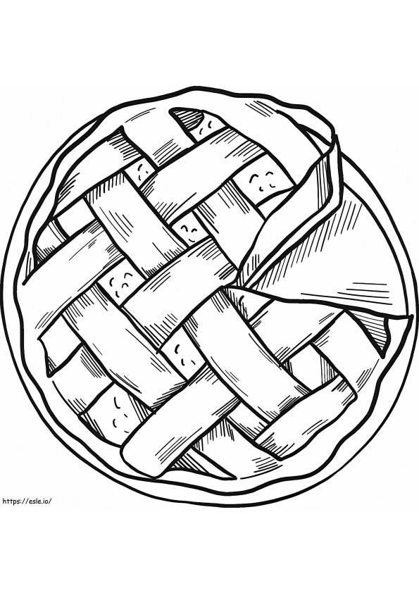 Apple Pie 3 coloring page