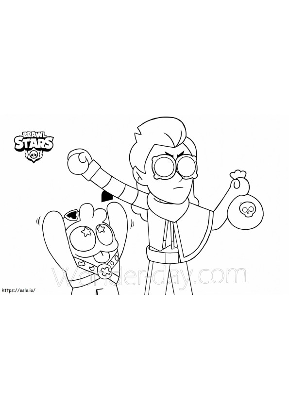 Squeak And Belle coloring page