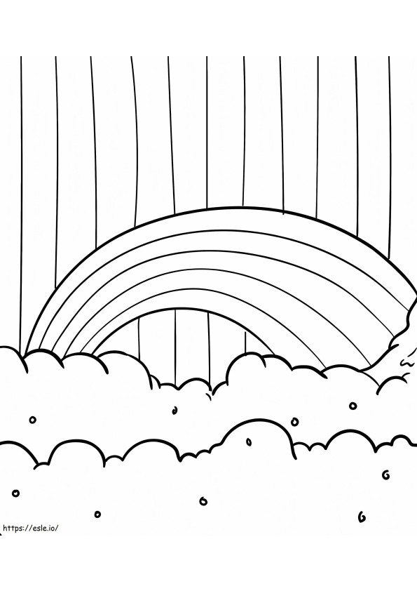 Rainbow Day coloring page