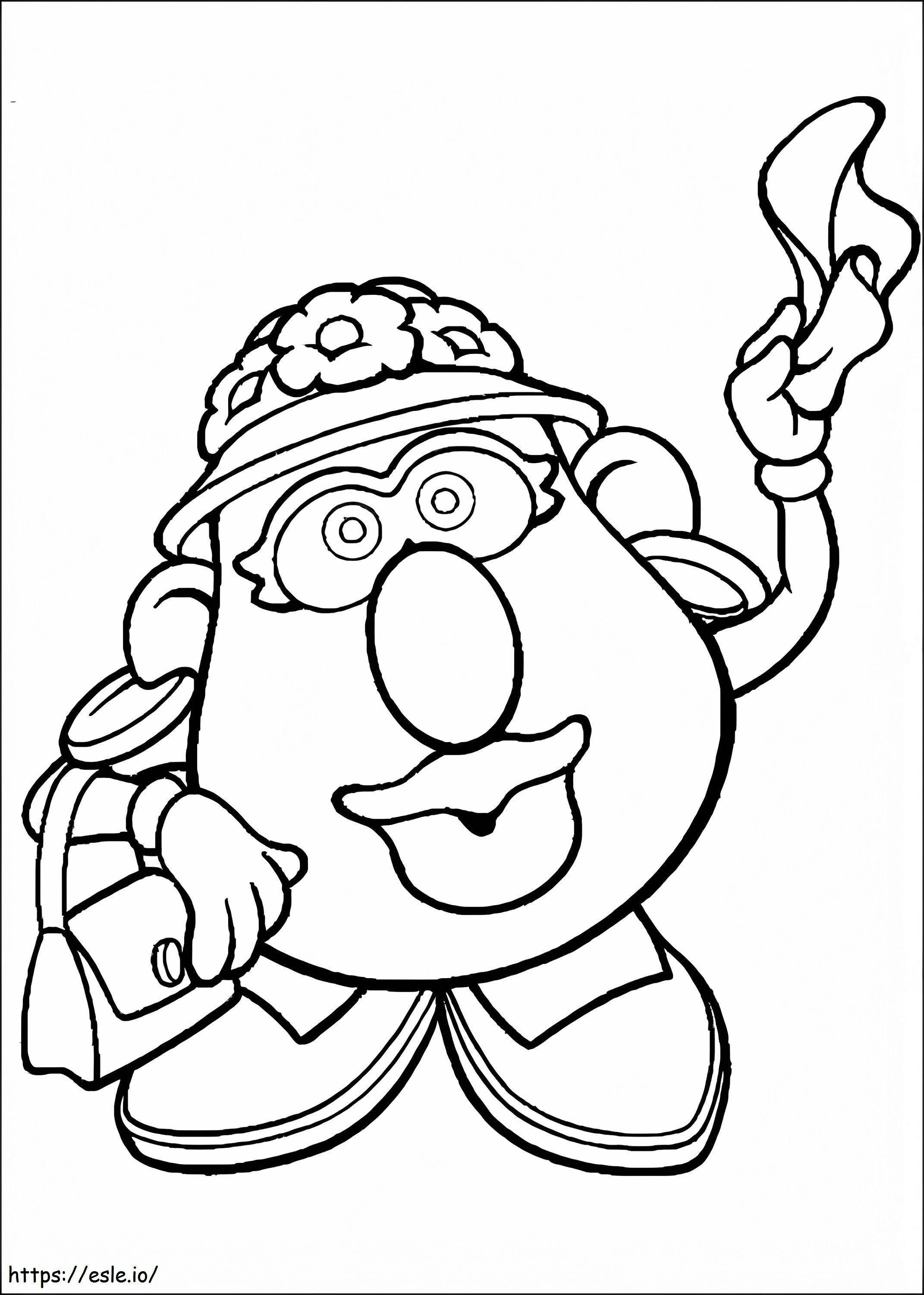 Mrs. Potato Head Printable coloring page