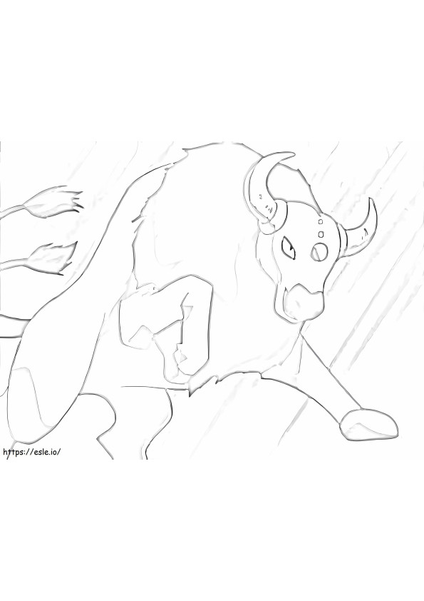 Bulls 6 coloring page
