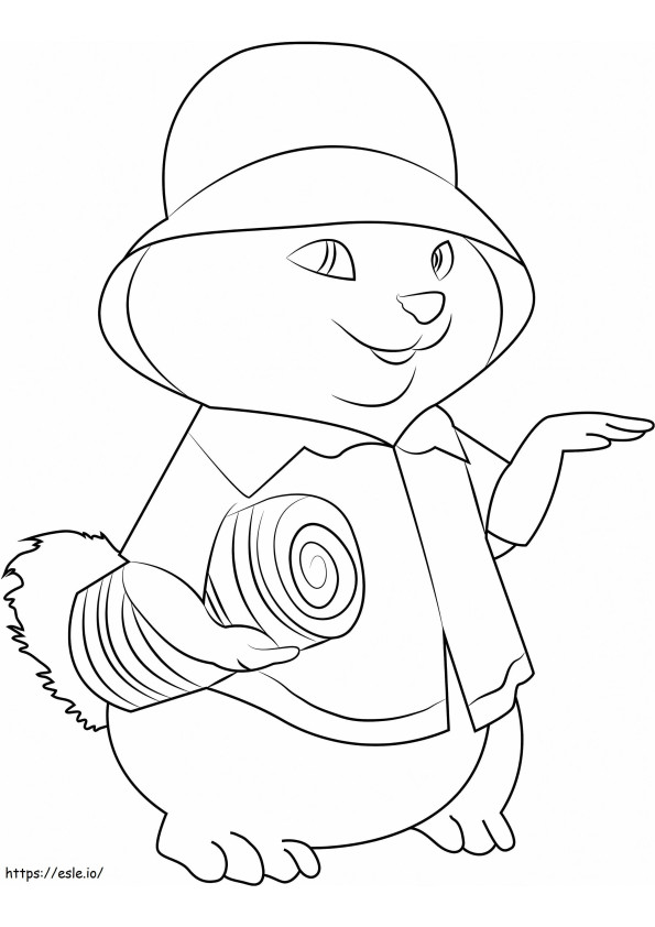 1532490027 Cute Theodore A4 coloring page