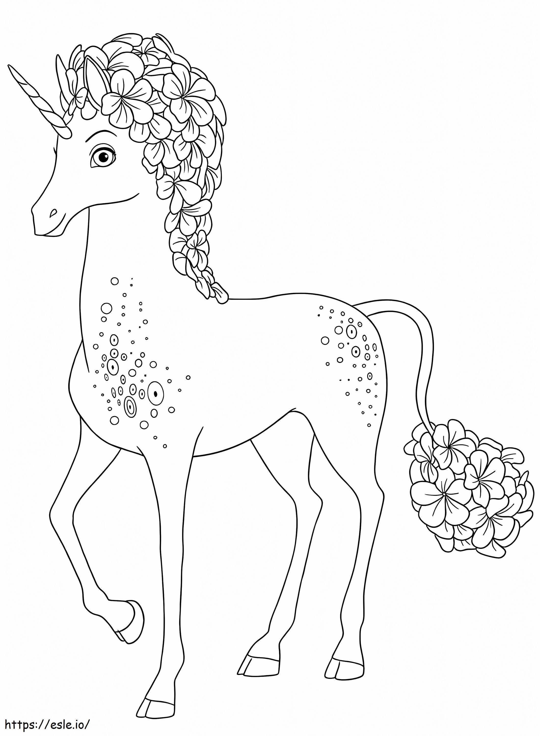 Balanda From Mia And Me coloring page