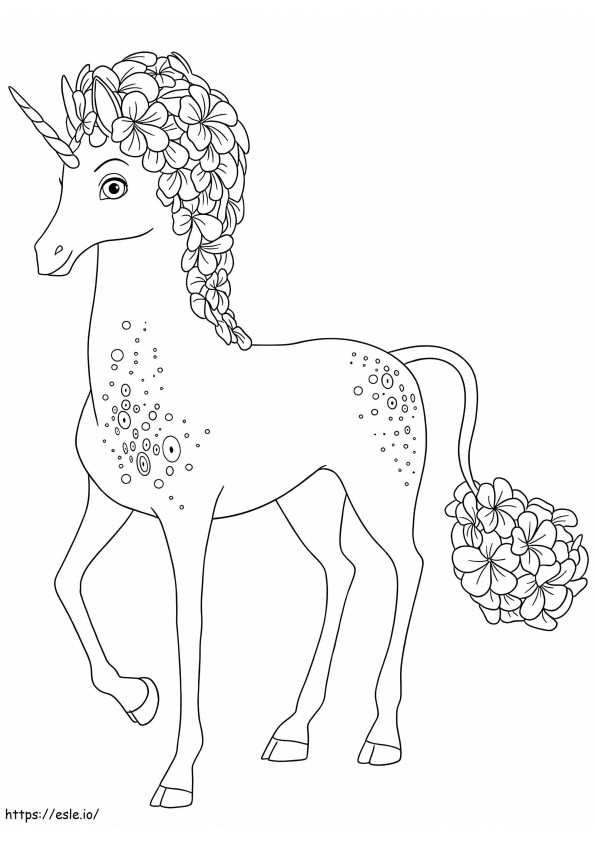 Balanda From Mia And Me coloring page