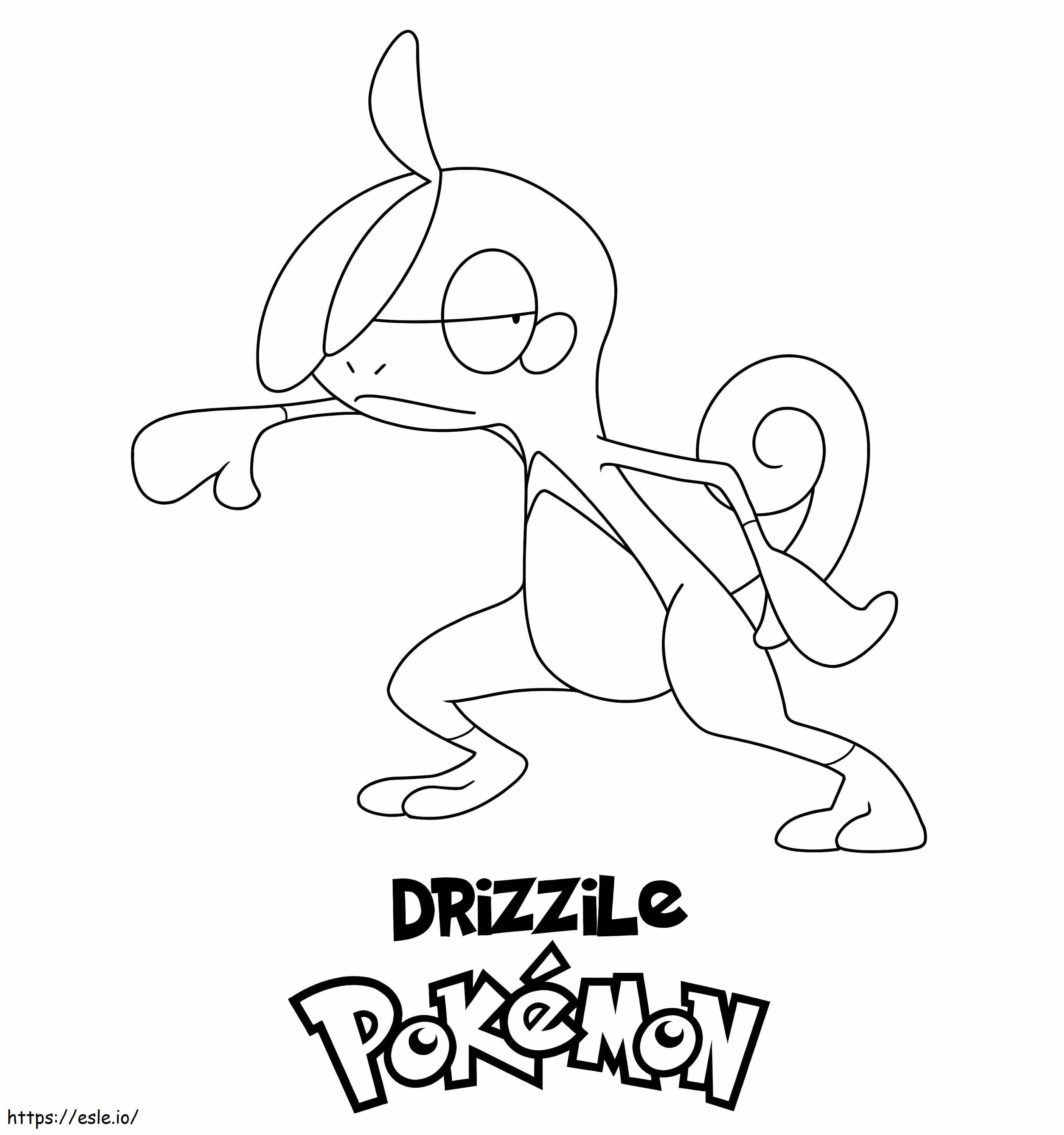 Drizzile Pokémon 3 para colorir
