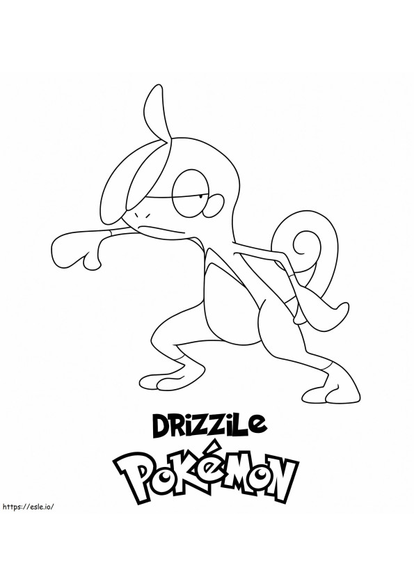 Drizzile Pokemon 3 coloring page