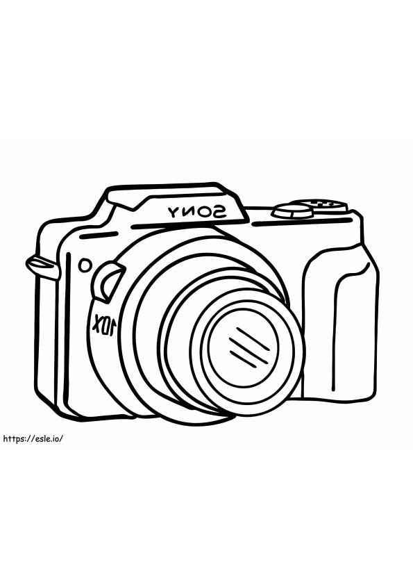 Amazing Camera coloring page
