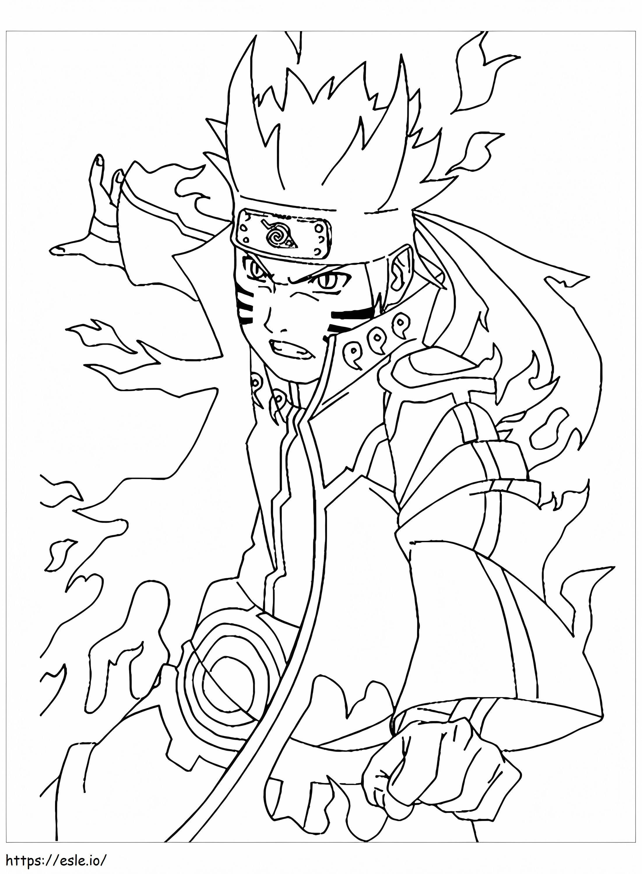 Coloriage Naruto le plus fort 752X1024 à imprimer dessin