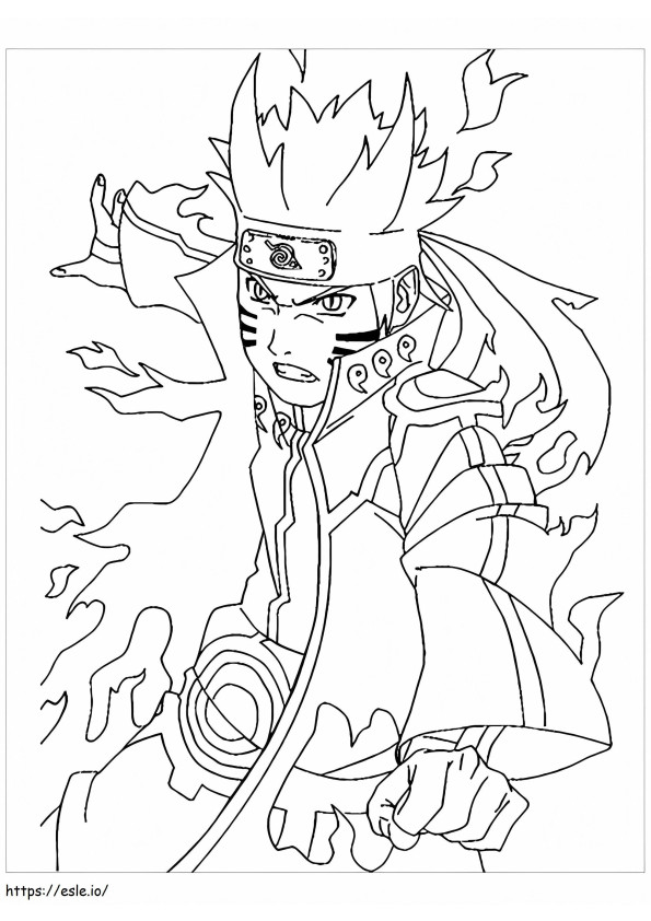 Naruto The Strongest 752X1024 coloring page